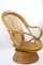 Mid-Century Bambo Swivel Rocking Chair, 1970s 2