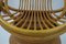 Mid-Century Bambo Swivel Rocking Chair, 1970s, Image 8