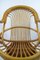 Mid-Century Bambo Swivel Rocking Chair, 1970s, Image 5