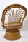 Mid-Century Bambo Swivel Rocking Chair, 1970s, Image 17