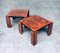 Postmodern Italian Burl Wood Side Table Set, 1970s, Set of 2 10