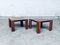 Postmodern Italian Burl Wood Side Table Set, 1970s, Set of 2 15
