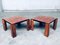Postmodern Italian Burl Wood Side Table Set, 1970s, Set of 2 13