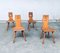 Vintage Belgian Brutalist Pub Café Chair Set by Torck, 1960s, Set of 4 15