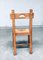 Belgian Brutalist Oak Dining Chair Set, 1960s, Set of 8 17