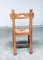 Belgian Brutalist Oak Dining Chair Set, 1960s, Set of 8, Image 17