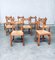 Belgian Brutalist Oak Dining Chair Set, 1960s, Set of 8 28