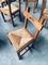 Belgian Brutalist Oak Dining Chair Set, 1960s, Set of 8, Image 5