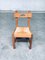 Belgian Brutalist Oak Dining Chair Set, 1960s, Set of 8, Image 15