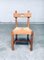 Belgian Brutalist Oak Dining Chair Set, 1960s, Set of 8 18