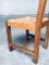 Belgian Brutalist Oak Dining Chair Set, 1960s, Set of 8, Image 11