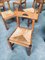 Belgian Brutalist Oak Dining Chair Set, 1960s, Set of 8, Image 8