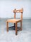 Belgian Brutalist Oak Dining Chair Set, 1960s, Set of 8 19