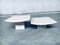 Tavolini in travertino, Italia, anni '80, set di 2, Immagine 3