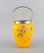 Antike Kekseimer aus mundgeblasenem Opalglas, 1900er, 4er Set 2