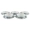 Mulberry Bouillon Cups with Saucers in Porcelain from Spode, England, Set of 10 1