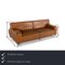 3-Seater B-Flat Brown Leather Sofa from Leolux 2