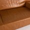 3-Seater B-Flat Brown Leather Sofa from Leolux 5
