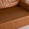3-Seater B-Flat Brown Leather Sofa from Leolux 4