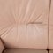 Nevada Cream Leather 3-Seater Sofa from Nieri 5