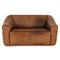 2-Seater Model Ds 47 Brown Leather Sofa from de Sede 1