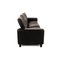 Schwarzes 3-Sitzer Ledersofa von Stressless 10