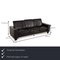 Schwarzes 3-Sitzer Ledersofa von Stressless 2