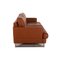 2-Seater Brown Leather Sofa from Gepade 6