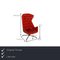 Model 808 Fabric Armchair & Stool Set from Thonet 2