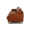 2-Seater Brown Leather Sofa from Gepade 9