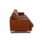 2-Seater Brown Leather Sofa from Gepade 7