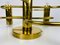 Mid-Century Brass 5-Arm Flush Mount from Leola, 1960s 5