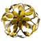 Florentine Flower Shaped Flush Mount in the Style of Banci Firenze, 1950s 1