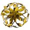 Florentine Flower Shaped Flush Mount in the Style of Banci Firenze, 1950s, Image 1