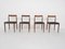 Rosewood Dining Chairs from Lubke, Germany, 1960s, Set of 4, Image 1