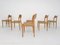 Papercord Dining Chairs by Arne Hovmand Olsen for Mogens Kold, Denmark, 1950s, Set of 6 4