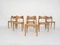 Papercord Dining Chairs by Arne Hovmand Olsen for Mogens Kold, Denmark, 1950s, Set of 6 1