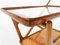 Ceder Wooden Bar Cart / Trolley by Cesare Lacca for Cassina, Italy, 1950s 12