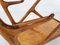 Ceder Wooden Bar Cart / Trolley by Cesare Lacca for Cassina, Italy, 1950s 13