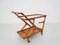 Ceder Wooden Bar Cart / Trolley by Cesare Lacca for Cassina, Italy, 1950s 6