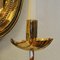 Vintage Brass Wall Candleholder by Lars Holmström 1960s, Sweden 9