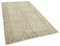 Large Vintage Beige Area Rug, Image 2