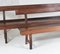 Long Antique English Oak Refectory Benches, Set of 2 9
