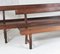 Long Antique English Oak Refectory Benches, Set of 2, Image 9