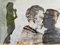 Angus Hood, Strange Encounter, técnica mixta sobre papel, pintura figurativa, 1984, Imagen 1