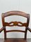 Vintage Walnut and Straw Armchair, Image 9