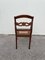 Vintage Walnut and Straw Armchair, Image 10