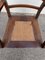 Vintage Walnut and Straw Armchair, Image 8