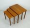 Danish Modern Teak Nesting Tables, 1960s, Set of 3 7