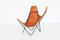 American Brown Butterfly Chair by Jorge Ferrari-Hardoy for Knoll Inc. / Knoll International, 1970s 3